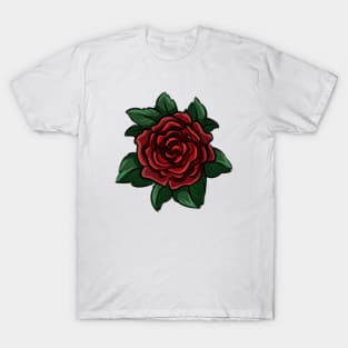 Red Rosebud T-Shirt